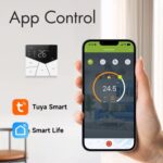 Smart θερμοστάτης πετρελαίου BHT-15GBLW, WiFi, χωνευτός, μαύρος - 5210131152638 - Image 2