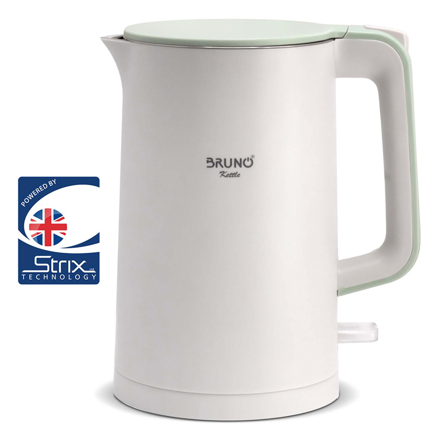 BRN-0140-01 BRUNO βραστήρας BRN-0140 με διπλό τοίχωμα, 1.7L, Strix, 2200W, λευκός - 5210131073742 - Image 1