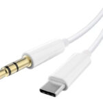 POWERTECH καλώδιο USB-C σε 3.5mm CAB-UC093, 1m, λευκό - 5210131140833