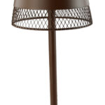 POWERTECH LED επιτραπέζιο φωτιστικό HLL-0191, ρυθμιζόμενο, επαναφορτιζόμενο, καφέ - 5210131135877