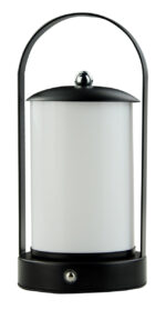 POWERTECH LED επιτραπέζιο φωτιστικό HLL-0192 με λαβή, ρυθμιζόμενο, επαναφορτιζόμενο, μαύρο - 5210131135884