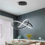POWERTECH LED φωτιστικό οροφής HLL-0207, 48W, 4000K, Φ50cm x 120cm, μαύρο - 5210131143445 - Image 2