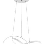 POWERTECH LED φωτιστικό οροφής HLL-0209, 48W, 4000K, Φ50cm x 120cm, λευκό - 5210131143698