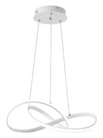 POWERTECH LED φωτιστικό οροφής HLL-0209, 48W, 4000K, Φ50cm x 120cm, λευκό - 5210131143698