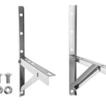 HOME USE επιτοίχια βάση κλιματιστικού HUH-0250, 410x490mm, ανοξείδωτη, έως 180kg - 5210131140659