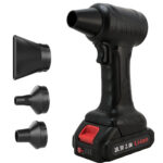 KINZIR ηλεκτρικό air duster AD47, 400W, 10000mAh, μαύρο - 5210131147269