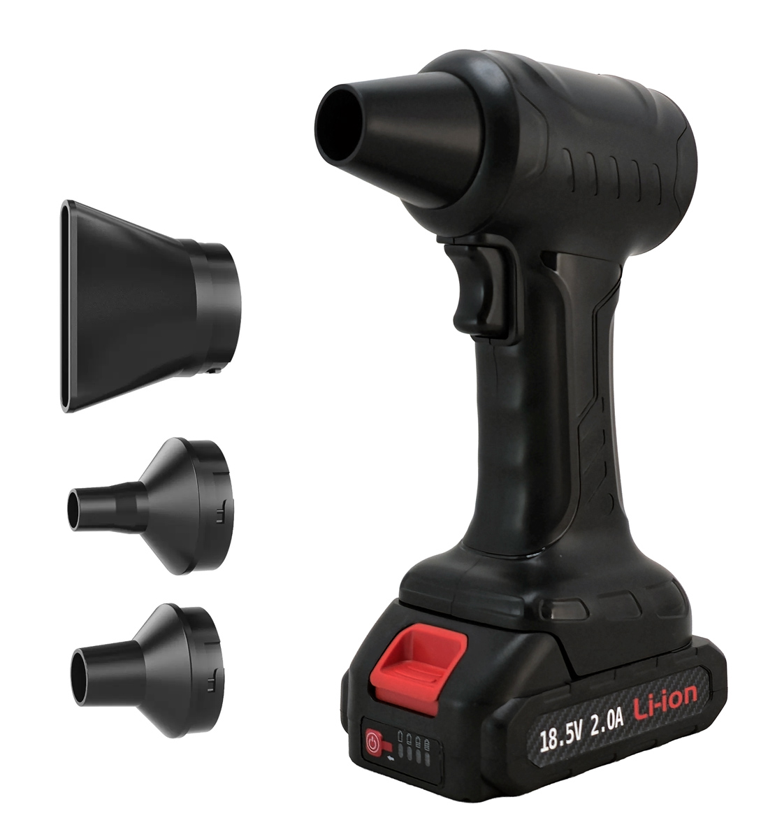 KNZ-AD47 KINZIR ηλεκτρικό air duster AD47, 400W, 10000mAh, μαύρο - 5210131147269 - Image 1