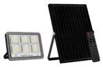POWERTECH LED ηλιακός προβολέας PT-1457 με τηλεχειριστήριο, αισθητήρας κίνησης, 120W, 4000K, 1500lm, IP66 - 5210131133538