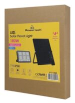 POWERTECH LED ηλιακός προβολέας PT-1458 με τηλεχειριστήριο, αισθητήρας κίνησης, 180W, 4000K, 2000lm, IP66 - 5210131133545 - Image 2