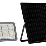 POWERTECH LED ηλιακός προβολέας PT-1458 με τηλεχειριστήριο, αισθητήρας κίνησης, 180W, 4000K, 2000lm, IP66 - 5210131133545