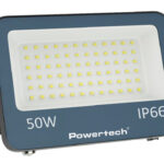 POWERTECH LED προβολέας PT-1459, 50W, 4000K, 4500lm, IP66 - 5210131133552