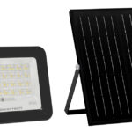 POWERTECH LED ηλιακός προβολέας PT-1461 με τηλεχειριστήριο, 30W, 4000K, 400lm, IP66 - 5210131133576