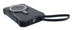POWERTECH ηλιακό power bank PT-1505 με καλώδιο & φακό, 10000mah, magnetic wireless, 35W, μαύρο - 5210131141687 - Image 2