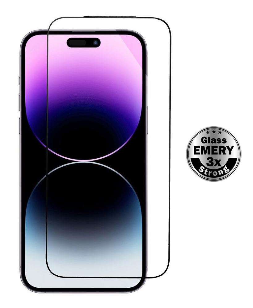 TGC-0796 POWERTECH tempered glass Emery 5D TGC-0796 για iPhone 17 Pro Max, full glue - 5210131146323 - Image 1
