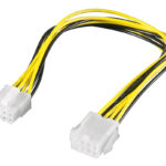 GOOBAY καλώδιο προέκτασης 8pin EPS 51361, 0.28m - 4040849513619