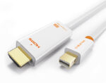 CABLETIME καλώδιο HDMI σε Mini DisplayPort CT-03G, 1080p, 1.8m, λευκό - 5210131038727