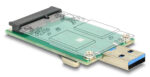 DELOCK αντάπτορας USB σε mSATA 62681, 5Gbps - 4043619626816