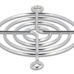 DELOCK σχάρα για 60mm ανεμιστήρα 67305, μεταλλική, ασημί - 4043619673056