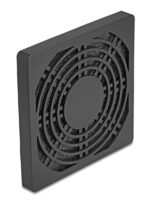 DELOCK σχάρα για 92mm ανεμιστήρα 67312 με φίλτρο σκόνης, πλαστική, μαύρη - 4043619673124