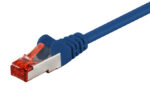 GOOBAY καλώδιο δικτύου 68266, CAT 6 S/FTP, copper, 250MHz, 0.5m, μπλε - 4040849682667