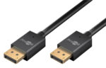 GOOBAY καλώδιο DisplayPort 77443, 8K/120Hz, 40 Gbps, 2m, μαύρο - 4040849774430