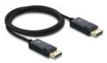 DELOCK καλώδιο DisplayPort 2.1 81672, 16K/60Hz, 80 Gbps, 2m, μαύρο - 4043619816729 - Image 2