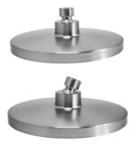 BRUNO κεφαλή ντους BRN-0267, πλαστική, στρογγυλή, Φ 20cm, ασημί - 5210131148877 - Image 2