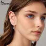 BAMOER σκουλαρίκια καρφωτά BSE1240 με κυβική ζιρκόνια, ασήμι 925, ασήμι - 5210131154809 - Image 2