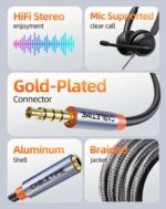 CABLETIME καλώδιο προέκτασης ήχου 3.5mm CT-AE35M, gold plated, 3m, μαύρο - 5210131149218 - Image 2