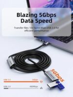 CABLETIME καλώδιο προέκτασης USB CT-AMAFA3, active, 5Gbps, 5m, μαύρο - 5210131149324 - Image 2