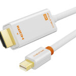 CABLETIME καλώδιο mini DisplayPort σε HDMI CT-AV588-03G, 1080p/60Hz, 1m, λευκό - 5210131149362