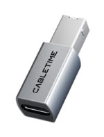 CABLETIME αντάπτορας USB-C σε USB Type B CT-CFBM2-AG, 480Mbps, γκρι - 5210131149287