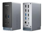 CABLETIME docking station CT-DK181-AG, 16 θυρών, USB-C σύνδεση, 100W PD, 1000Mbps, MST, γκρι - 5210131149140