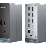 CABLETIME docking station CT-DK181-AG, 16 θυρών, USB-C σύνδεση, 100W PD, 1000Mbps, MST, γκρι - 5210131149140