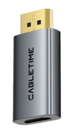 CABLETIME αντάπτορας DisplayPort σε HDMI CT-DMHF4K-AG6, 4K/60Hz, γκρι - 5210131149263