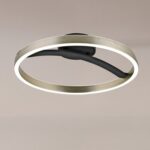 POWERTECH LED φωτιστικό οροφής HLL-0200, 29W, 4000K, Φ38x10cm, ασημί/μαύρο - 5210131142080 - Image 2
