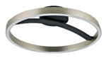 POWERTECH LED φωτιστικό οροφής HLL-0200, 29W, 4000K, Φ38x10cm, ασημί/μαύρο - 5210131142080