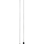 POWERTECH LED φωτιστικό οροφής HLL-0201, 29W, 4000K, Φ38x120cm, χρυσό/μαύρο - 5210131142097