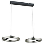 POWERTECH LED φωτιστικό οροφής HLL-0203, 42W, 4000K, 70x30x120cm, ασημί/μαύρο - 5210131142110