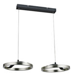 POWERTECH LED φωτιστικό οροφής HLL-0203, 42W, 4000K, 70x30x120cm, ασημί/μαύρο - 5210131142110