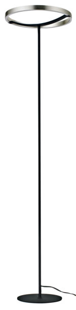 POWERTECH LED φωτιστικό δαπέδου HLL-0204, 42W, 4000K, Φ38x157cm, ασημί/μαύρο - 5210131142127