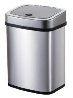 HOME USE κάδος απορριμμάτων HUH-0256 με φωτοκύτταρο, ανοξείδωτο ατσάλι, 15lt, ασημί - 5210131146767