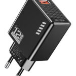 KAKUSIGA φορτιστής τοίχου KSC-1235, USB, 12W, μαύρος - 6921042139982