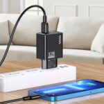 KAKUSIGA φορτιστής τοίχου KSC-1237, 2x USB, 12W, μαύρος - 6921042140537 - Image 2