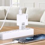 KAKUSIGA φορτιστής τοίχου KSC-1238 με καλώδιο USB-C, 2x USB, 12W, μαύρος - 6921042140575 - Image 2