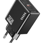 KAKUSIGA φορτιστής τοίχου KSC-1241, USB-C, 30W, μαύρος - 6921042140476