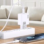 KAKUSIGA φορτιστής τοίχου KSC-1242 με καλώδιο USB-C, USB-C, 30W, λευκός - 6921042140520 - Image 2
