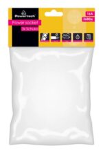 POWERTECH πολύπριζο ασφαλείας PT-1055, 3x schuko, 16A, 1.4m, λευκό - 5210131065914 - Image 2