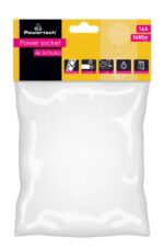 POWERTECH πολύπριζο ασφαλείας PT-1056, 4x schuko, 16A, 1.4m, λευκό - 5210131065921 - Image 2