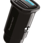 POWERTECH φορτιστής αυτοκινήτου PT-1538, USB & USB-C, 30W, μαύρος - 5210131148525